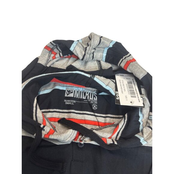 Micros Men’s Variagated Striped  Long Sleeve Hooded Tee, Sz. S - Picture 8 of 14